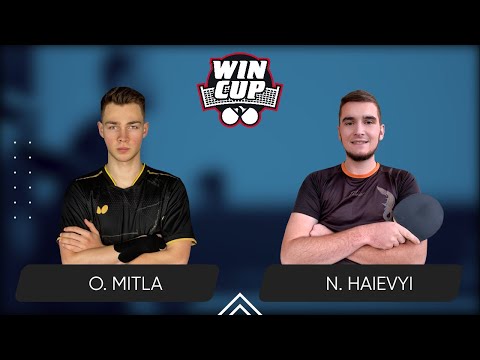 21:30 Oleksii Mitla - Nazarii Haievyi West 5 WIN CUP 13.04.2024 | TABLE TENNIS WINCUP
