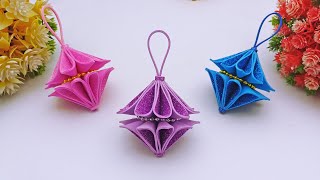 Fill Your Home With Handmade Magic 💖 Glitter Foam Sheet Hanging Ornaments for a Merry Christmas 🎅🎄