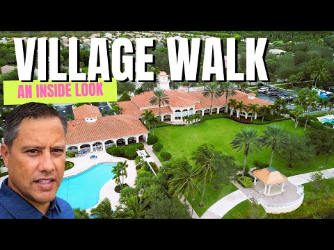 Shhh! Secret tour of the VillageWalk community in Wellington Florida!