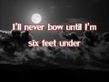 Down - Thousand Foot Krutch (Lyrics)