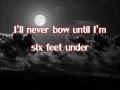 Down - Thousand Foot Krutch (Lyrics) 