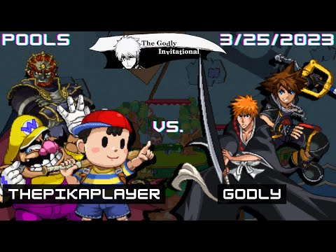 ThePikaPlayer (Wario, Ness, Ganon) vs. Godly (Ichigo, Sora) - SSF2 Pools - The Godly Invitational