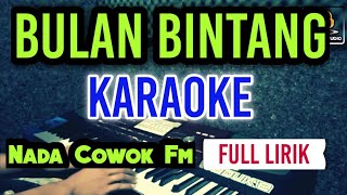 Download lagu Bulan Bintang Rhoma Irama | Karaoke Nada Pria | Full Lirik mp3
