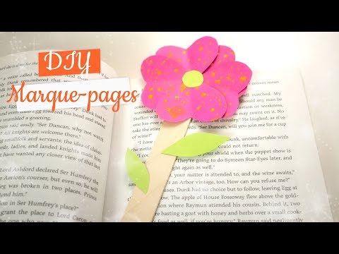 activité manuelle fête des mères marque page