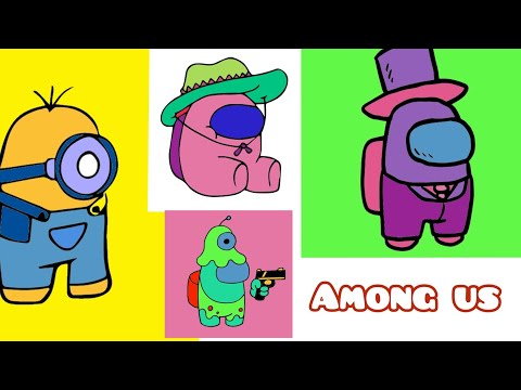 My Among us Colourings. Among us colouring book app.
