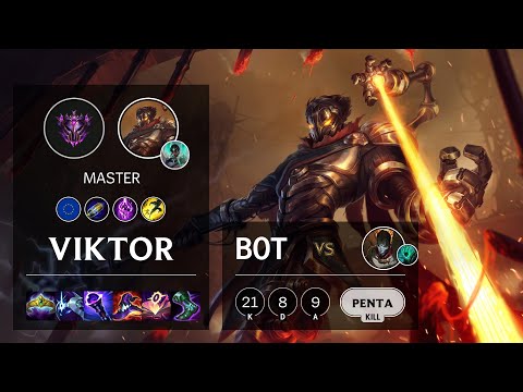 Viktor Bot vs Jhin - EUW Master Patch 11.24b