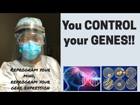 EPIGENETICS. You control your genes!  Reprogram your mind. Reprogram your gene expression.