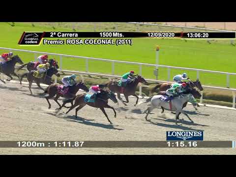 12/09/2020 – Hipodromo Maroñas – Carr 2 – ROSA COLONIAL (2011)