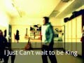 I Just Can T Wait To Be King The Lion King