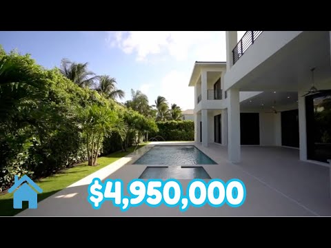 Inside a $4,950,000 Modern New Construction Palm Residence