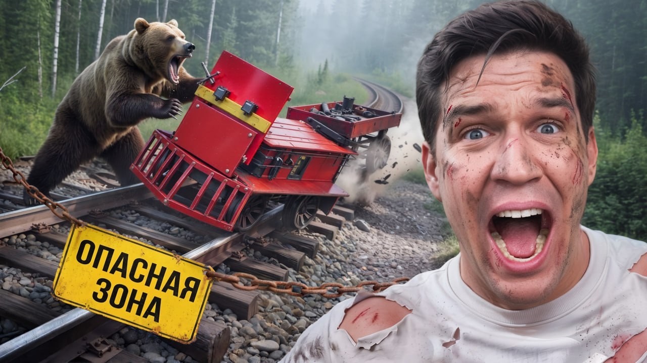 Попал в Аварию на узкоколейке в Тайге! Заброшенные деревни