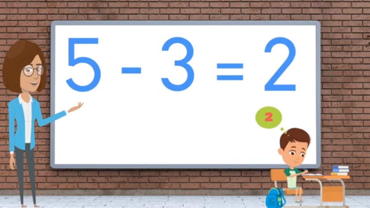 Math Subtraction Flashcards Pre-K , Kindergarten, 1st Grade , 2nd Grade