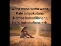 Wana (lyrics) - Zuchu