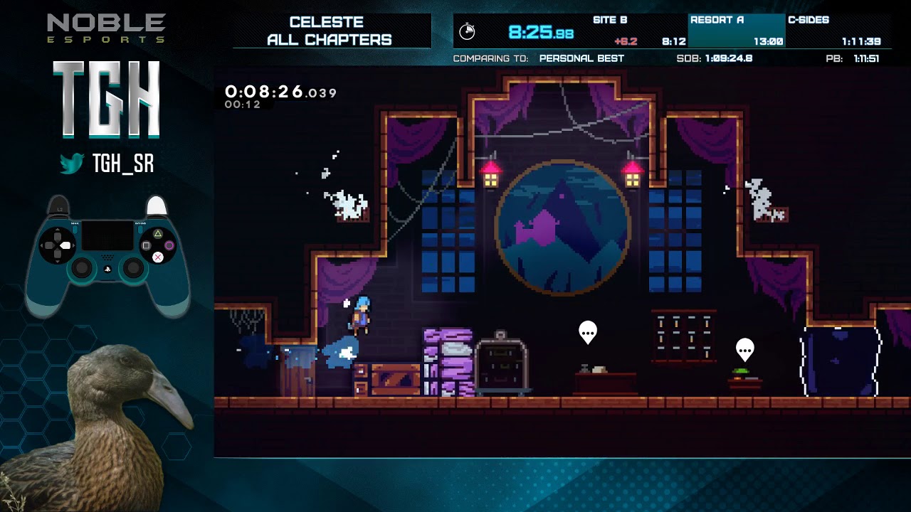 (WR 7/7/19) Celeste All Chapters Speedrun in 1:10:40