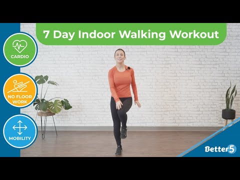7 Day Indoor Walking Workout Day 1