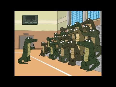 Family Guy - A crocodile at an alligator rally