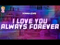 Donna Lewis I Love You Always Forever Lyrics