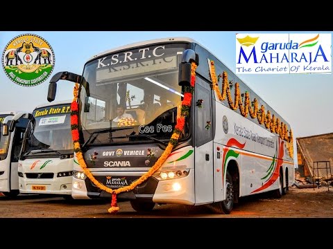 Kerala State RTC Scania Metrolink HD Bus | garuda MAHARAJA | #RCBuses | Kerala | India Video