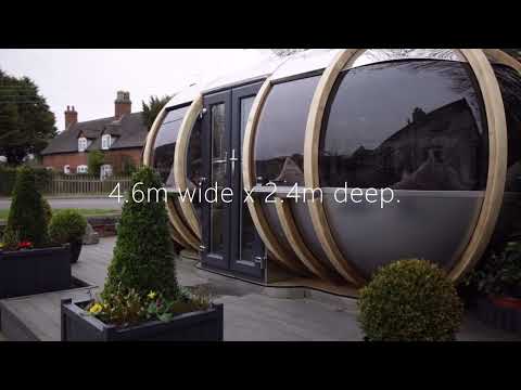 The Large Oval House Ornate Garden Pod