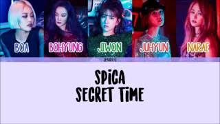 SPICA - Secret Time [Han/Rom/Eng] Picture + Color Coded Lyrics