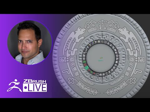 3D Model Cupid's Iconic Shield in ZBrush #withme ! - Daniel Enrique De León - ZBrush 2020