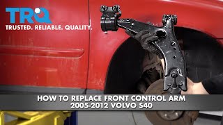 How To Replace Lower Control Arm 2005-2012 Volvo S40