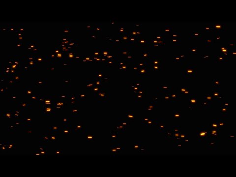 Flying Sparks - Fire Embers Loop stock footage 4k -  Free Green Screen Effects Download