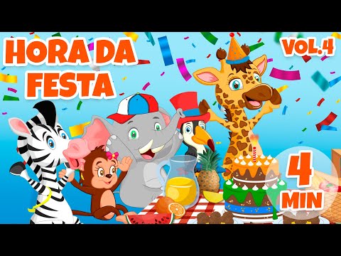 Hora da Festa da Giramille Vol. 4 - Giramille 4 min | Desenho Animado Musical