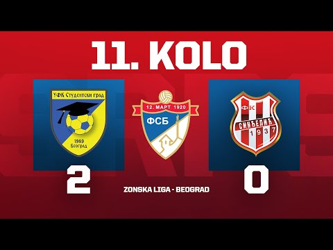 STUDENTSKI GRAD - SINĐELIĆ (31.10.2025.), Zonska liga Beograd, 11. kolo