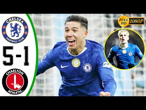 Chelsea vs Charlton Athletic 5-1 - All Goals & Highlights 🔥 FA Cup 2026 🔥 Enzo Fernández Goal