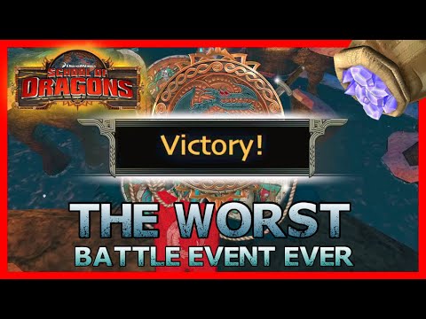 WORST BATTLE EVENT EVER! | Doing Battle Event and Opening Gold Chest - School Of Dragons Gameplay