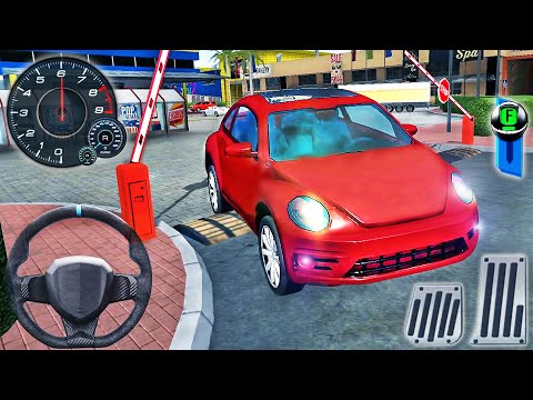 Multi Level Parking Simulator #4 - Hatchback Multi-Storey Sport Car Drive - Android GamePlay