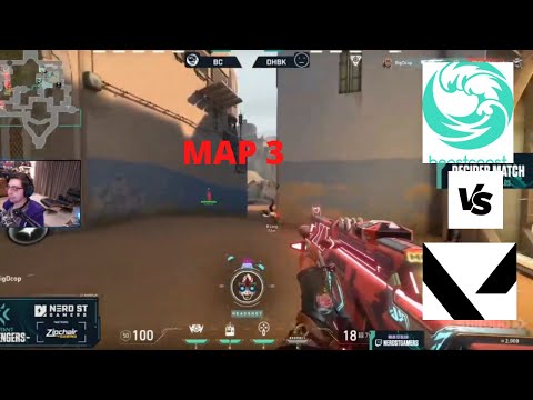 SHROUD REACTS TO BEAST COAST vs DHBK        VCT QUALIFIERS!!! FT JUST9N !!! Map 3