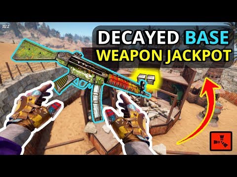 Rust DECAYED BASE COMPOUND Gives A SOLO WEAPON JACKPOT!! - RUST SOLO