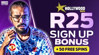 Hollywoodbets Sign Up Bonus R25+50 Spins Explained: How to Claim the Bonus