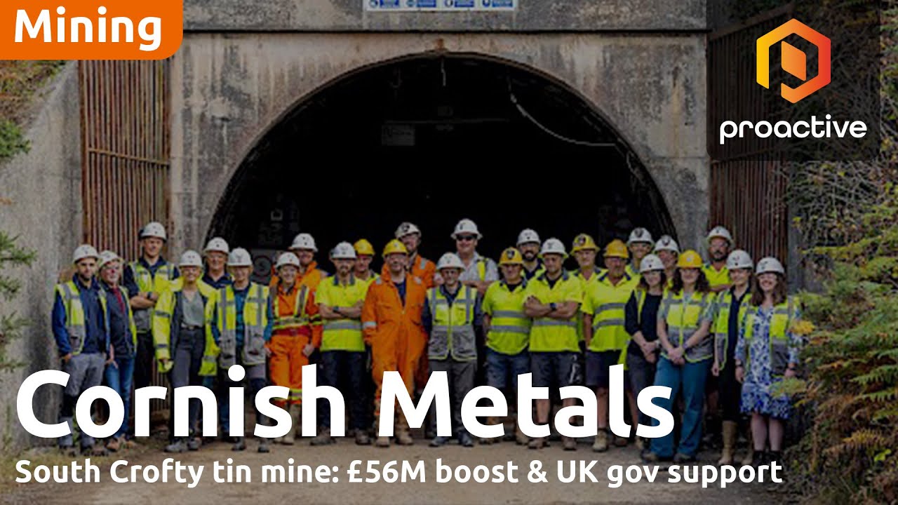 Cornish Metals reaches pivotal moment with £56M fundraising for South Crofty tin project