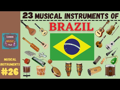 23 MUSICAL INSTRUMENTS OF BRAZIL | LESSON #26 |  MUSICAL INSTRUMENTS | LEARNING MUSIC HUB
