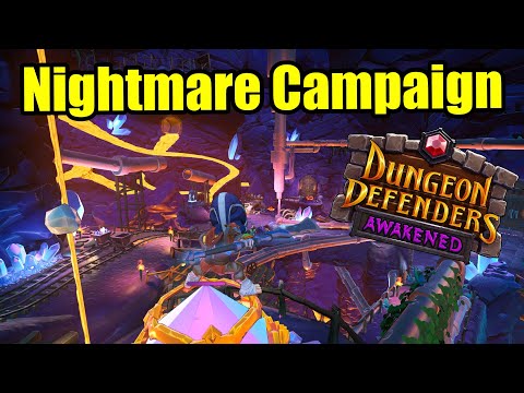 🔴Nightmare Campaign Playthrough | Beginner Progression - Dungeon Defenders: Awakened🔴