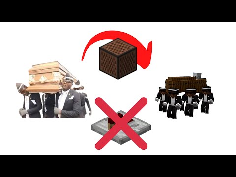 How to make Coffin Dance in Minecraft Note Block without Redstone repeater
