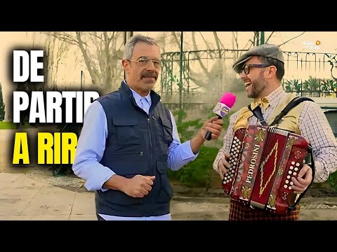 They played the concertina and laughed their heads off! 😂 Quim Roscas & Zeca Estacionâncio