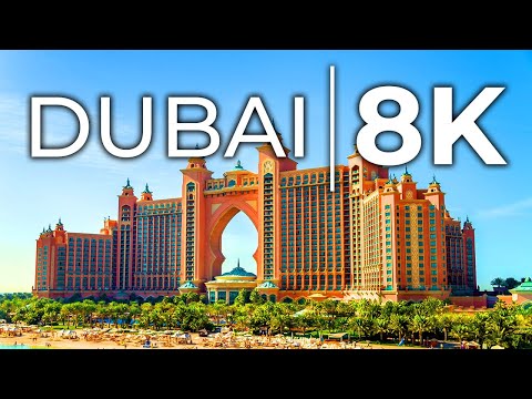 Dubai in 8K ULTRA HD HDR 60FPS Walking Tour - Dubai 🇦🇪 in 8K