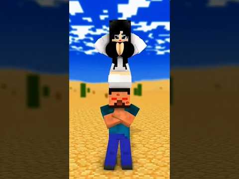 HELP HEROBRINE BREWING HOT CUTE GIRL #minecraftshorts #herobrine