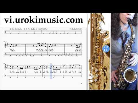 Học Kèn Saxophone (Alto) Childish Gambino - Feels Like Summer Nốt Nhạc Bài Hát um-i687