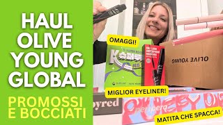 HAUL OLIVE YOUNG GLOBAL | Ho trovato l’eyeliner migliore: dura tutto il giorno ed è coreano. 👁️💄👁️