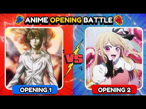 ANIME OPENING BATTLE ⚔️🥊 | 3vs3 | First Openings vs Second Openings 🎶 | Anime Opening Quiz 🔥