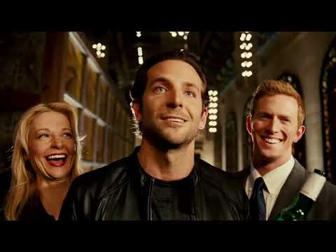 Limitless official trailer frame: Eddie Morra on NZT, New York lights streaking