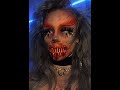 Most Horror Makeup ️ Shorts Youtubeshorts Shortsfeed Horrorstory Halloween Viral Makeup Video
