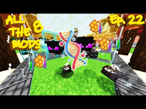 Aprendendo sobre gene (DNA) das abelhas - All the mods 8 ep.22