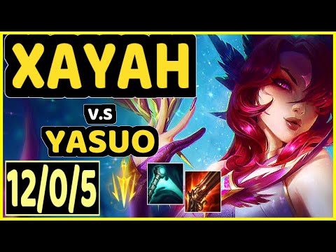 CHRISBERG (XAYAH) vs YASUO - 12/0/5 KDA BOTTOM ADC CHALLENGER GAMEPLAY - EUW
