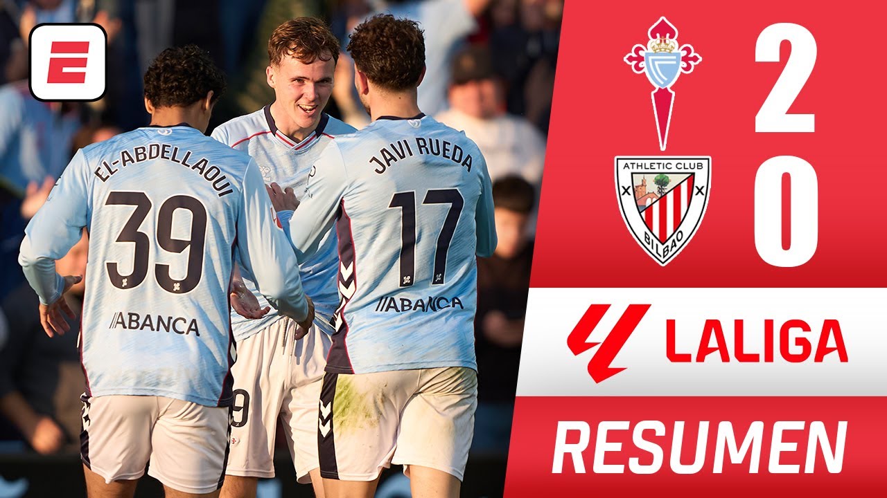 Celta de Vigo se creció en Balaídos y sumó 3 puntos tras ganarle por 2-0 al Athletic Club | La Liga